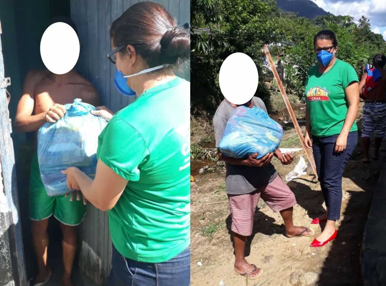 Camacã: Secretaria de Assistência Social doa cestas básicas para amenizar o enfrentamento do coronavírus